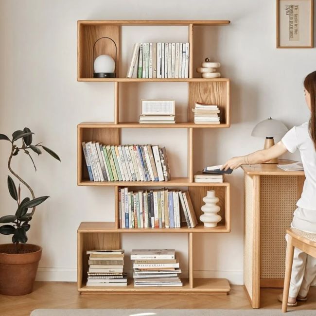 Kệ sách gỗ - Công ty TNHH Sản Xuất Thương Mại Dịch Vụ Nội Thất Viva